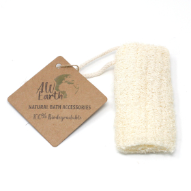 Natural Loofah Scrub on Rope - 5