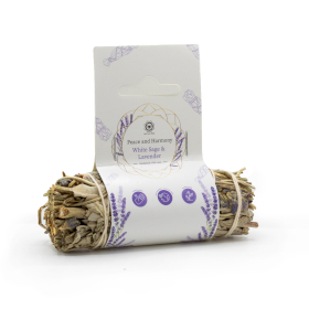 Smudge Stcik - White Sage & Lavender 10 cm