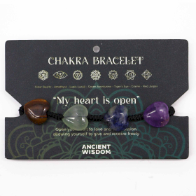 Chakra String Bracelets - Hearts