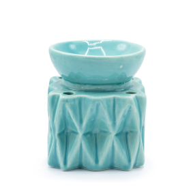 Oil Burner Geometric - Blue