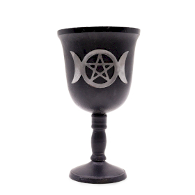 Iron Ritual Goblet - Triple Moon - 20x11cm