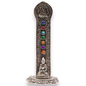 7 Chakra Tower Buddha Incense Holder 16x6x7cm