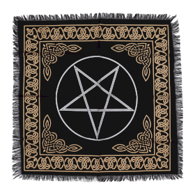 Esoteric Fringed Altar Cloth -  Pentagon