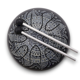 Steel Tongue Happy Drums  Om Mandala Engraved - 16cm