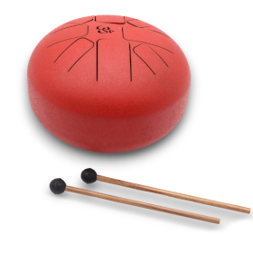 Med Steel Tongue Happy Drums  Om Red- 22x16cm