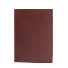 Med Dark Tan Daily Note Book - 100 Lined Pages - 18x13cm