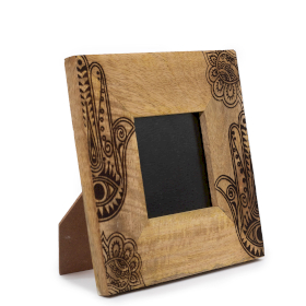 Small Mango Wood Picture Framel (for 10x15cm) 20x20x2cm - Hansa - Black