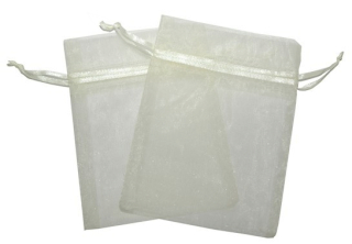 Med Organza Bag - Ivory