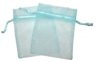 Med Organza Bag - Pale Blue