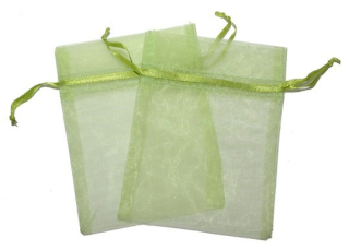 Med Organza Bag - Grass Green