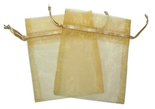 Med Organza Bag - Gold