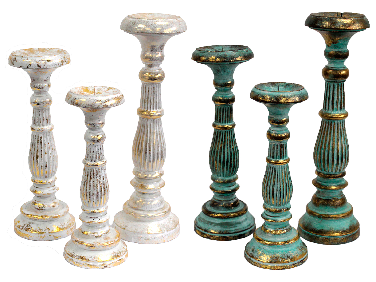 Vintage Candle Stands