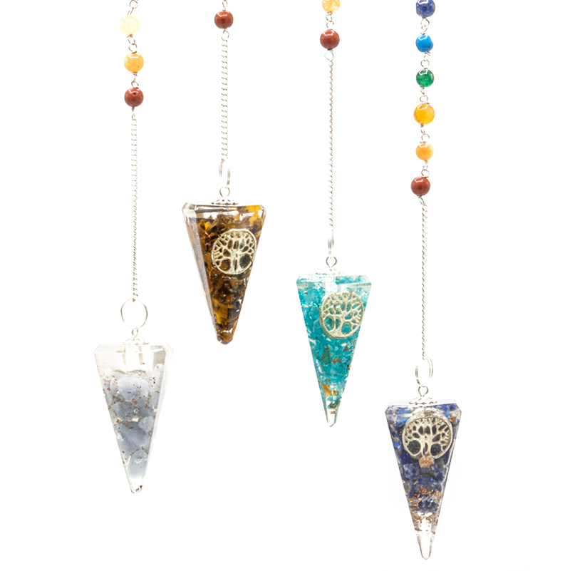 Orgonite Power Chakra Pendulums