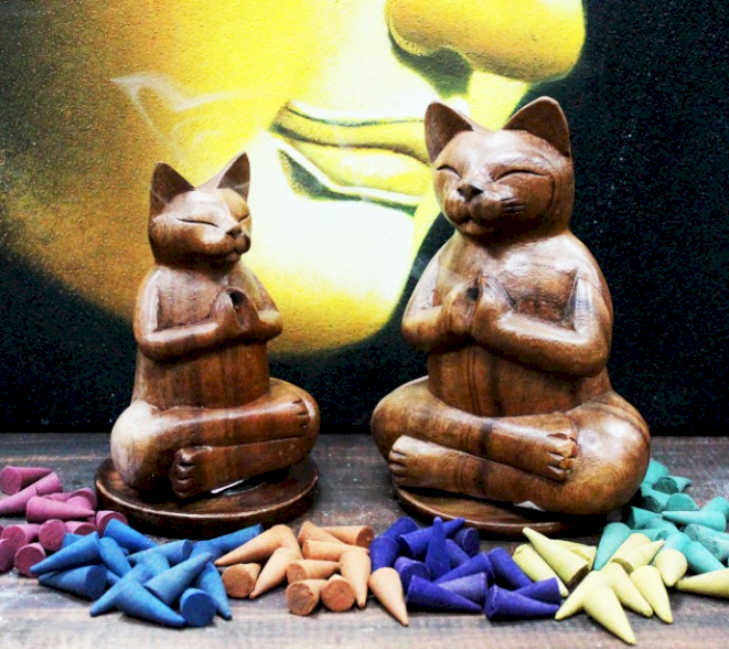 Wooden Carved Incense Burners