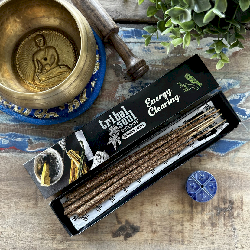 Soul Spiritual Tribbal Incense Sticks & Ceramic Holder