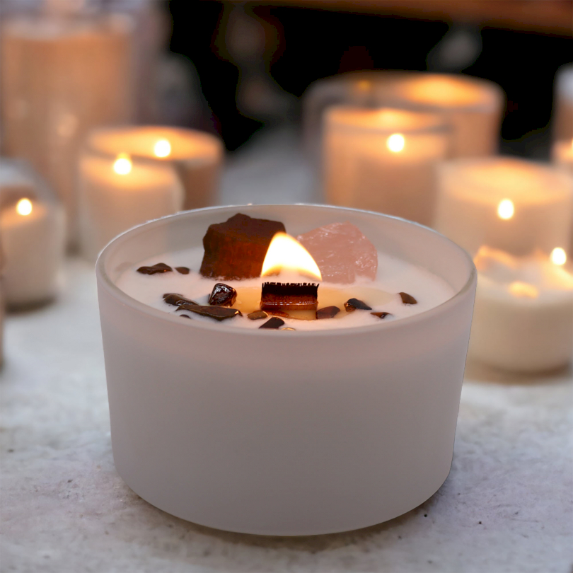 Chakra Crystal Candles