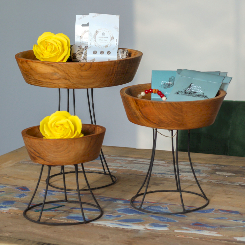 Teak Wood Bowls