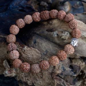 Rudraksha Buddha Bangle Mala